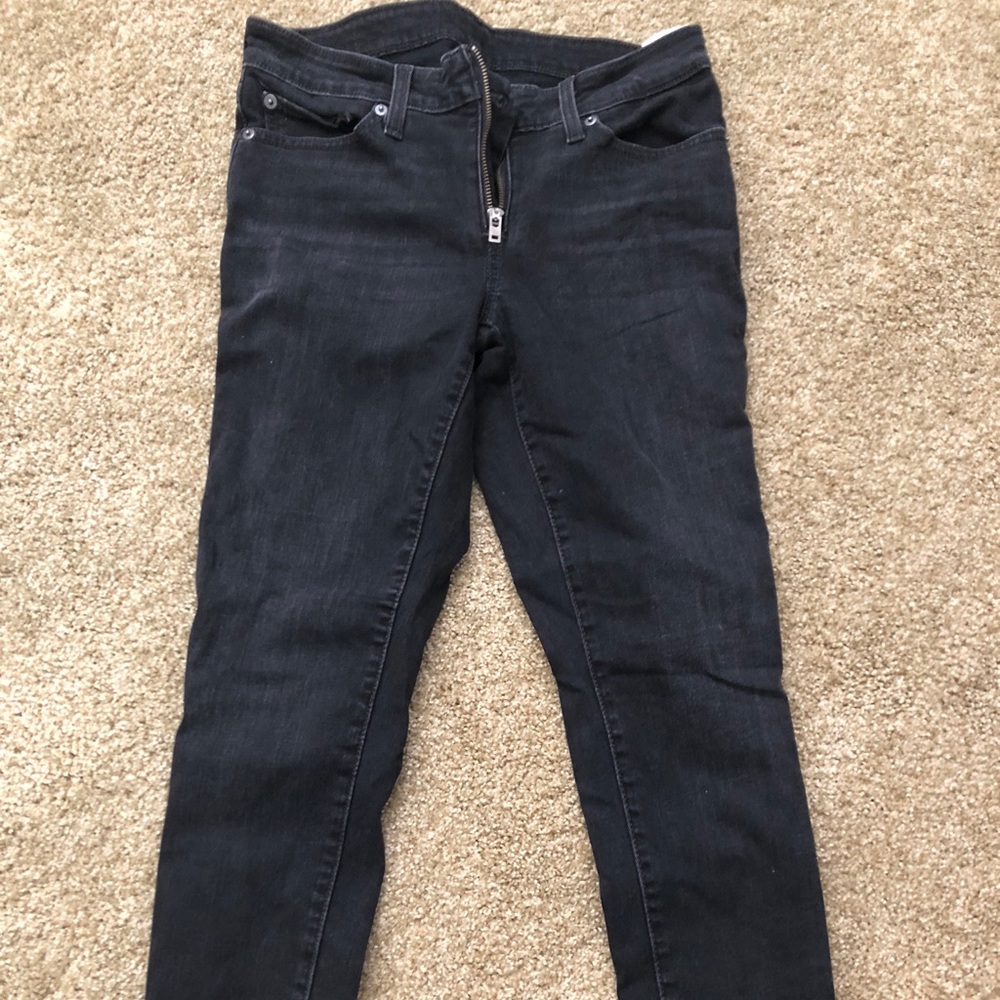 Levi skinny black jeans